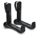 LECHUZA Balkonkastenhalter schwarz 2er Set