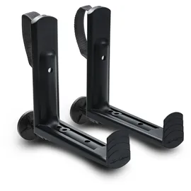 LECHUZA Balkonkastenhalter schwarz 2er Set