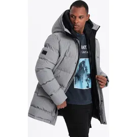 Ombre OMBRA Winterjacke Bunte Retro-Sportjacke braun 2