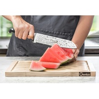 Genius Nicer Dicer Knife Pro Santoku-Messer, Set 2-tlg., groß, schwarz