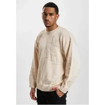 Def Rundhalspullover Beige XXL