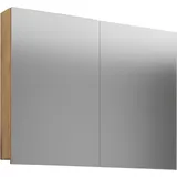 VCM Spiegelschrank Badinos 80cm Honig-Eiche