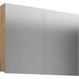 VCM Spiegelschrank Badinos 80cm Honig-Eiche