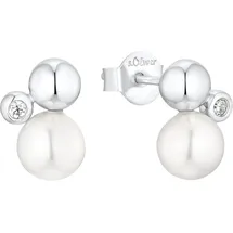 s.Oliver Ohrstecker, 925er Silber, SILBER, 00