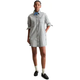 Marc O'Polo Jeanskleid Midi Unifarben Grau 32