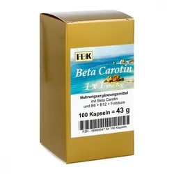 Beta Carotin 1 x 1 Pro Tag Kapseln