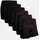 Danish Endurance Boxershorts Sports Trunks rot / schwarz 4XL 6er Pack