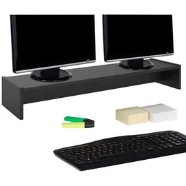 CARO-Möbel Monitorständer Zoom 100 cm Schwarz