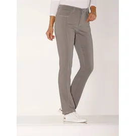 Classic Basics Bequeme Jeans CLASSIC BASICS, Damen, Gr. Normalgrößen, blau, bleached, 81% Baumwolle, 17% Polyester, 2% Elasthan, unifarben, lang, Jeans