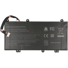 AccuCell Akku passend für HP Pavilion 14-AL100, Li-Polymer, 11,55V, 3600mAh, 41,5Wh, schwarz