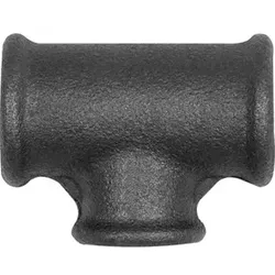 Riegler T-Stück 130, red., Rp 2, Rp 3/4, Rp 2, Temperguss schwarz