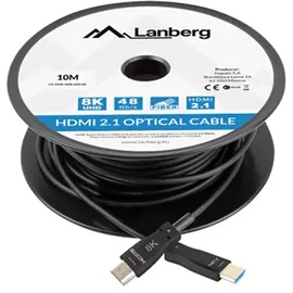 LANBERG HDMI-Kabel 10 m Schwarz