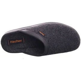 Fischer Markenschuh Fischer Andy Herren Pantoffeln, Schwarz (anthrazit 205), 42
