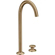 Hansgrohe Axor One 2-Loch Waschtischmischer Brushed Bronze