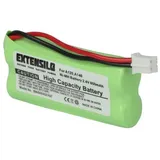 EXTENSILO 5x Akku kompatibel mit Siemens Gigaset A145, A160, A140 weiß, A150, A165, A16 schnurlos Festnetz Telefon (850 mAh, 2,4 V, NiMH)