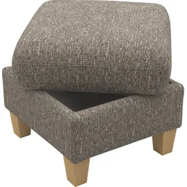 Home Affaire Polsterhocker Glendale 58 x 48 x 58 cm Braun
