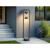 MeineWunschleuchte LED Wegeleuchte Landhausstil, Laterne in Anthrazit, Höhe 100cm
