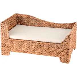 Silvio Design Heimtier Ottomane mit Kissen