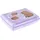 KEEEPER carla Handliche Box für Essen, 0,5 l, Mini, 17 x 13 x 3,5 cm, Brotdose/Lunchbox, Design: Capybara, Violett (Soft Purple)