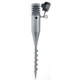 GAH Alberts Alberts 609948 Zubehör-Set für Einschraub-Bodenhülsen | Kunststoff, grau