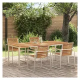vidaXL Esstisch 200 x 90 x 74,5 cm Teakholz