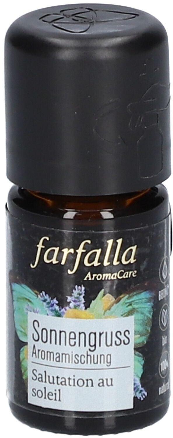 FARFALLA Salutation au soleil Mélange aromatique Aroma-Yoga Benjoin 5 ml huile