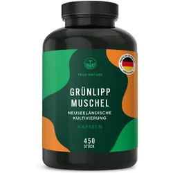 True Nature® Grünlippmuschel Kapseln - Neuseeländische Kultivierung 450 St