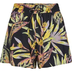 O'Neill Amiri High-waist Beach Shorts black tropical flower (39033) XS