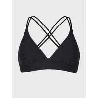 Protest Mm Patio triangle bikini top, True Black, S