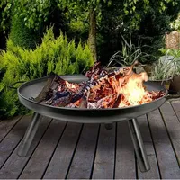 Buri Feuerschale 59cm Gartenfeuer Feuerstelle Feuerkorb Grillschale Pflanzschale