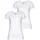 FRUIT OF THE LOOM Rundhalsshirt Weiß XS