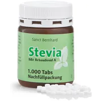 Sanct Bernhard Stevia-Tabs - Nachfüllpackung mit 1.000 Tabs