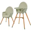Hochstuhl KINDERKRAFT FINI 2, Baby, Gr. B/H/T: 55cm x 96cm x 58,5cm, grün, Stühle Hochstuhl