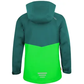 TROLLKIDS Nusfjord Jacke - Dark Green / Bright Green - 92 cm