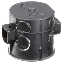 Unitec Weitere - Up-schalterdose 60 mm Schwarz 20x Schalterdosen ߘ Abzweigdosen