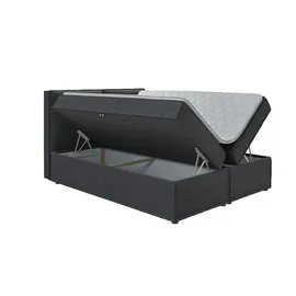 s-style möbel Uma 160 x 200 cm H3 Grau