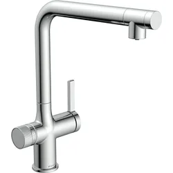 Schütte AQUASTAR PREMIUM Sprudelwasser-Spültischarmatur, Chrom, plus Kühl- und Filtersystem