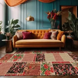 Bamyum Zelda Bedruckter 80x150 Teppich Chenille-Druck Maschinell Hergestellt