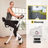 SportPlus I Heimtrainer I klappbar, S-Bike faltbar mit & ohne Rückenlehne, Pulsmesser, Trainingscomputer, Hometrainer zusammenklappbar, X-Bike fal...