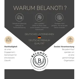 Belanoti MARBO Boxspringbett 140x200 mit Bettkasten 7-Zonen Taschenfederkern Matratze Topper Bett 140x200 Eiche Farbe Hellgrau H2/H3 Pol... - Hellgrau