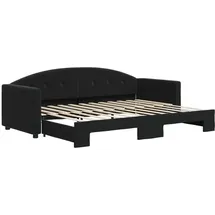 vidaXL Tagesbett 80 x 200 cm Schwarz
