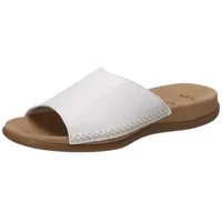 Gabor Pantolette Sommerschuh, Schlappen mit Best Fitting weiß