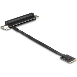 DeLock M.2 Key A+E zu PCIe x16 NVMe Adapter gewinkelt mit 20 cm Kabel