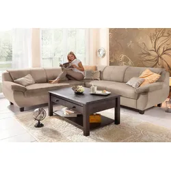 Home affaire Ecksofa »Yesterday L-Form«, gleichschenklig, wahlweise mit Bettfunktion Home affaire natur