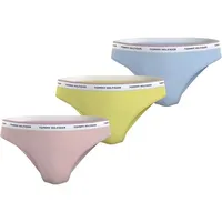 Tommy Hilfiger Underwear Bikinislip 3 PACK BIKINI (EXT SIZES) (Packung, 3er) mit Tommy Hilfiger Logobund bunt M (38)