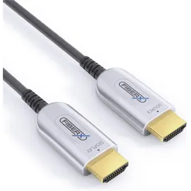 PureLink FiberX FX-I350-020 HDMI-Kabel 20 m Schwarz/Grau/Silber