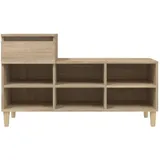 vidaXL Sonoma-Eiche 102 x 36 x 60 cm braun