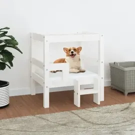 vidaXL Hundekorb vidaXL 60 x 55,5 cm weiß