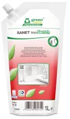 TANA green care SANET inoSwitch Sanitärreiniger 716231 , 1 Liter - Nachfüllbeutel