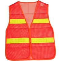 BRUBAKER Warnweste Sicherheitsweste Orange für Laufen, Joggen, Fahrrad und Reiten (1-tlg) Orangene Warnweste - DIN Norm EN471 orange